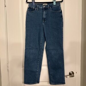 Madewell The Perfect Vintage Straight Jean in Lonestar Wash Size 29